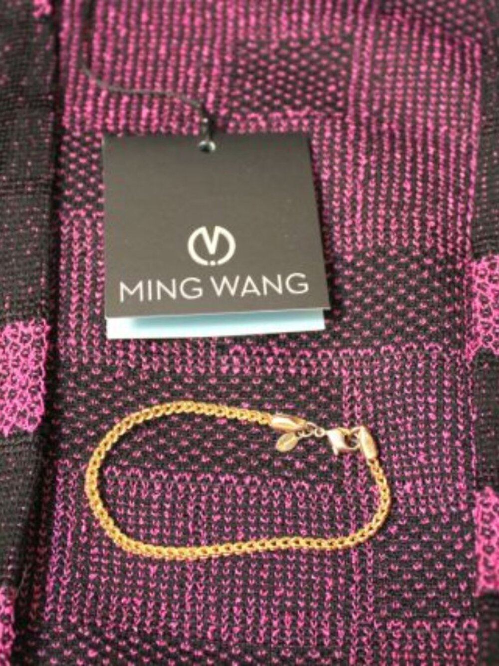 Ming Wang Women's Long-Sleeve Sweater & Monet Vintage Bracelet - Picture 2 of 4